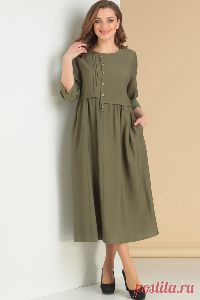 Оттенки зеленого! Понравилось готовое платье и себе смастерила такое же. | В жизни всякое бывает! | Яндекс Дзен