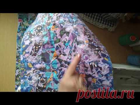 СУМКА-ТОРБА ИЗ МЕЛКИХ ЛОСКУТОВ С АППЛИКАЦИЕЙ НА ТКАНИ/текстильная пицца/ лоскутное шитье