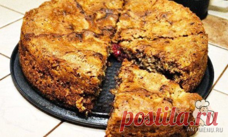 Овсяный пирог с вишней | Четыре вкуса