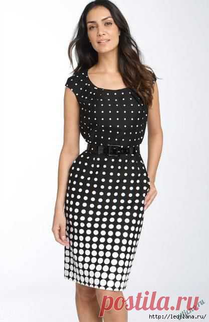 Выкройка простого элегантного платья