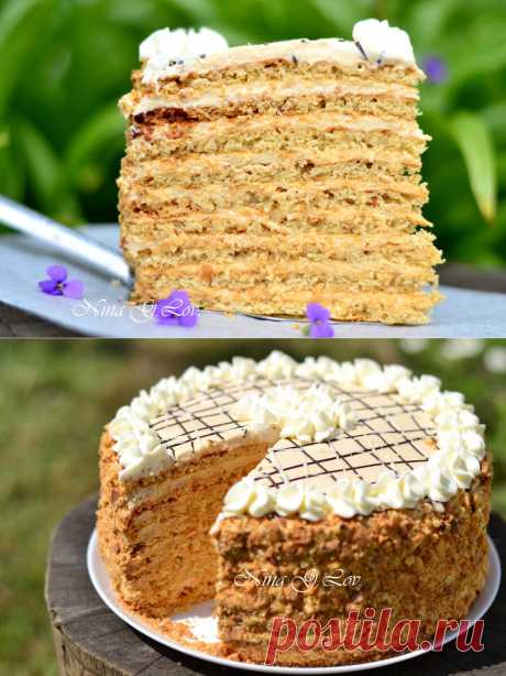 With love, taste and beauty... : Арахисовый торт &quot;Коровка&quot;