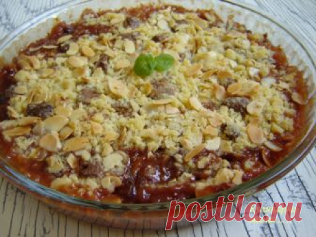 Шоколадов крамбъл с круши и смокини | Кулинарна магия …..!