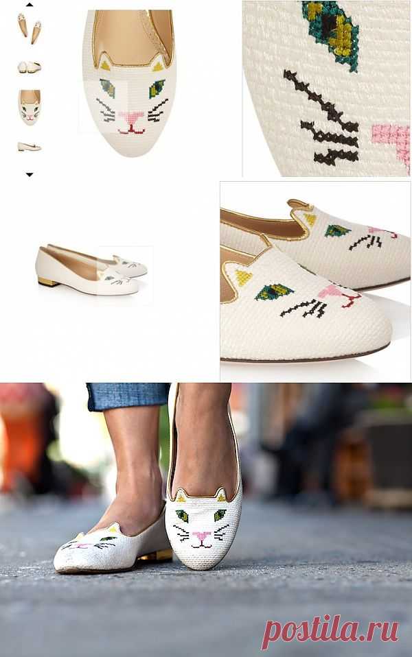 Слипперы Charlotte Olympia - летний вариант / Вещь / Модный сайт о стильной переделке одежды и интерьера