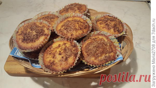 Апельсиновые кексы с корицей - пошаговый рецепт приготовления с фото