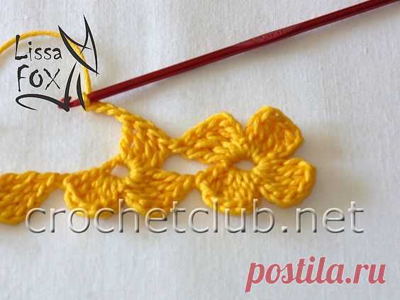 Crochet flower stitch tutorial | crochet bracelet