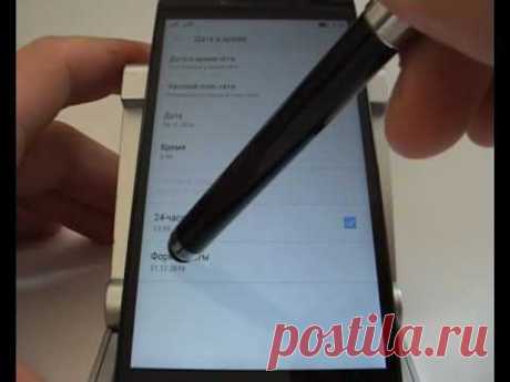 Автоматическая и ручная настройка даты и времени в смартфоне Lenovo