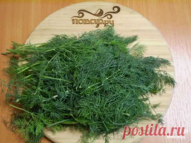 Укроп на зиму - пошаговый кулинарный рецепт на Повар.ру