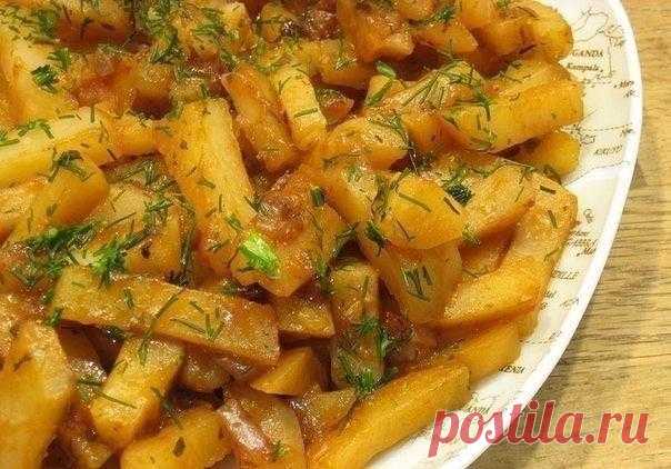 Вкусная картошка в мультиварке на режиме “Выпечка” | Вместе готовим