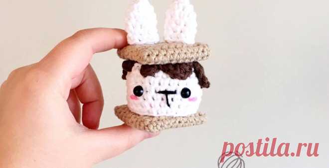 S'mores Bunny Свободный узор крючком • Spin a Yarn Вязание крючком