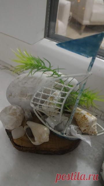 emekliyim.com - Geri Dönüsümün Merkezi: Deniz Tasları ile Mini Dekor Calısmalarım