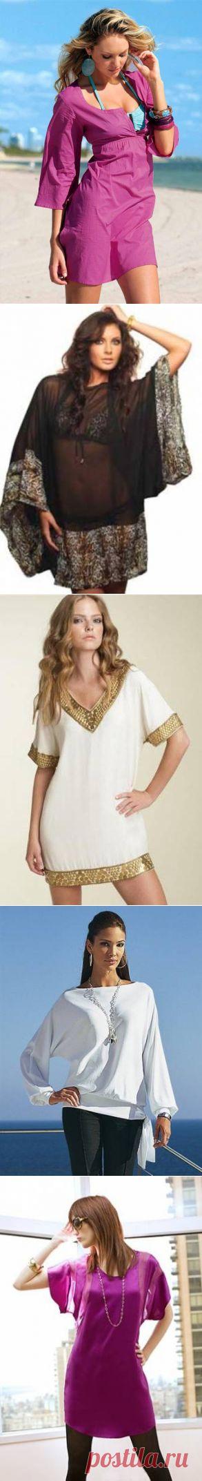 Модные туники лета 2014 + выкройки.