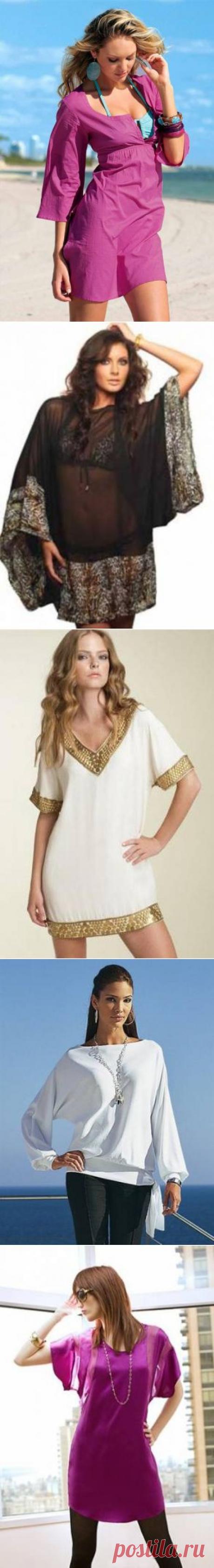 Модные туники лета 2014 + выкройки.