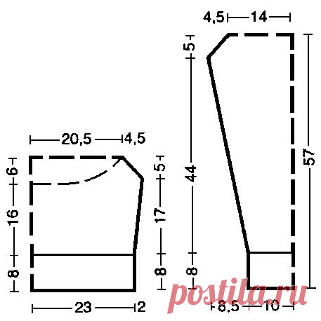 Свитер с круговой кокеткой и норвежским узором | Вязание от А до Я