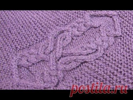 Араны спицами для кардигана👗 5 детальное видео. Красивый аран спицами. Араны спицами