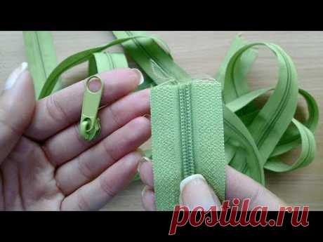 Jak nałożyć suwak na taśmę suwakową / How to put slider on zipper chain - YouTube