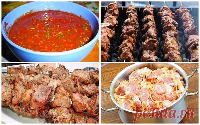Шашлыки - армянский маринад! Рецепт достался от старого армянина Этот рецепт маринования мяса на шашлык очень хорошо выручает, когда нужно быстро...