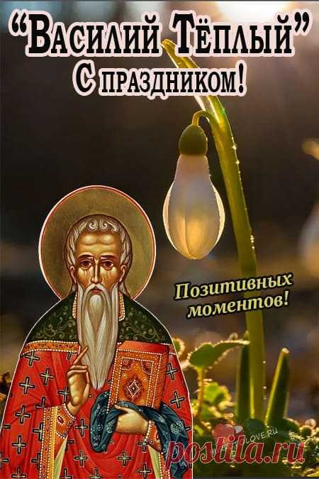 Желаю вдохновлять и вдохновляться,
Желаю никогда в себе не сомневаться,
Желаю достигать в стремлениях успеха,
Желаю улыбаться, желаю много смеха.
С Днем Василия Теплого!