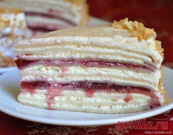 9 рецептов очень вкусных блинных тортиков