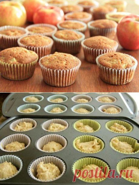 Как приготовить яблочно-банановые маффины. - рецепт, ингридиенты и фотографии