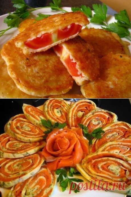 10 рецептов закусок на скорую руку.