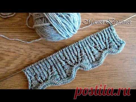 Эффектная резинка-кайма.  Узор № 217 из 260