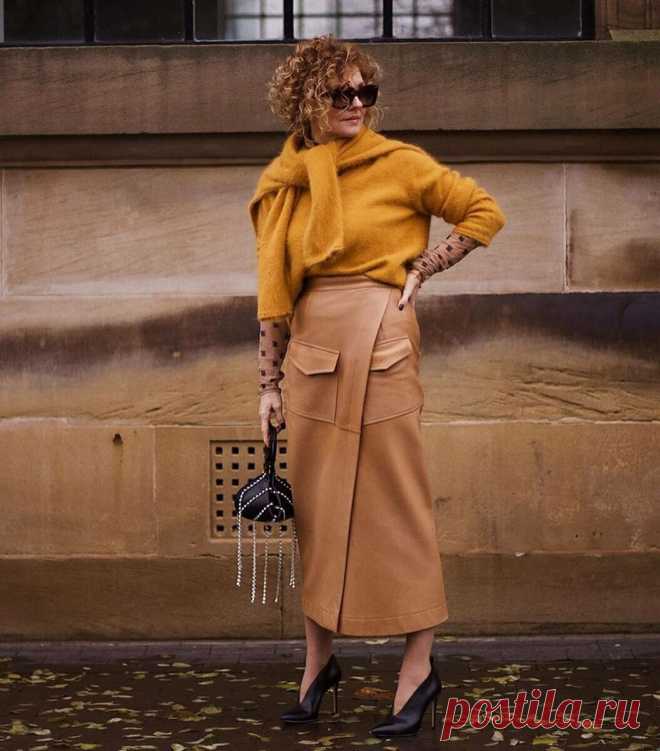 Самые СОЧНЫЕ цветовые сочетания осени. Они всегда выглядят стильно и модно особенно если вам за 50 | Glamiss | Дзен
