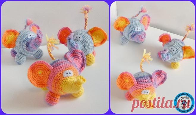 Вязаные пчела и снова слоники - Вязаные игрушки от Kazeleka