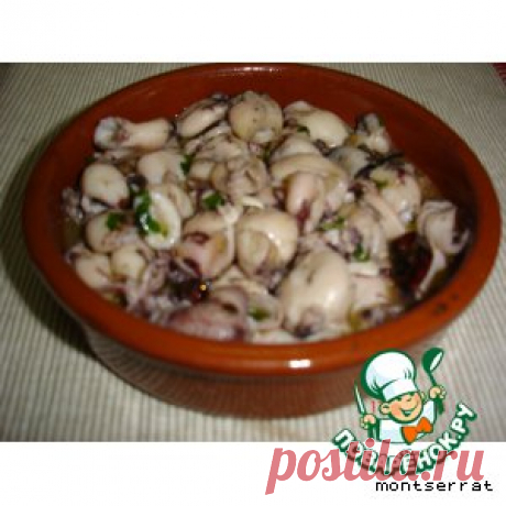 Кальмарчики в чесночном соусе/Chipirones al ajillo - кулинарный рецепт