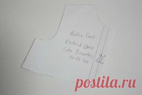 Шьем платье для девочки