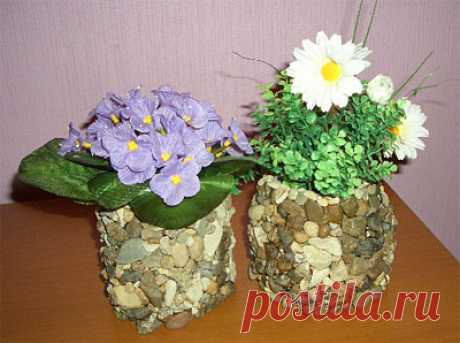 ВАЗОЧКИ ИЗ КАМНЕЙ