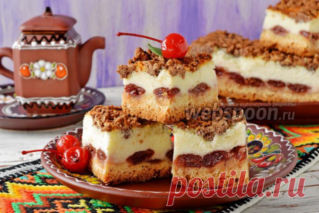 Сметанник с вишней рецепт с фото, как приготовить на Webspoon.ru