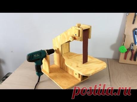 Making a Homemade Belt Sander - El yapımı Şerit Zımpara Makinası