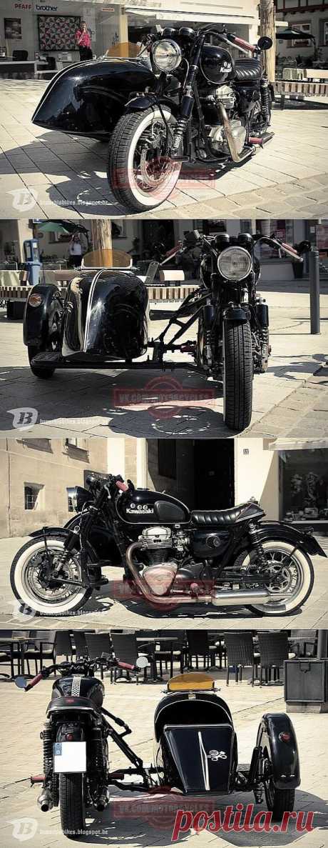 Bikers Life - Kawsaki с коляской от Brauchi's Bikes.