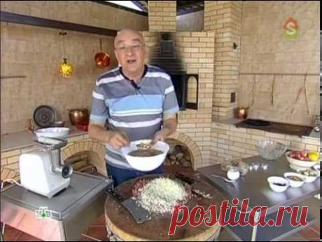 Сталик Ханкишиев: Кюфта в соусе с персиками в дровяной печи — Ханкишиев Сталик — видео