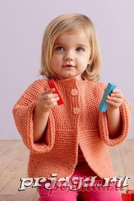 Детский кардиган спицами