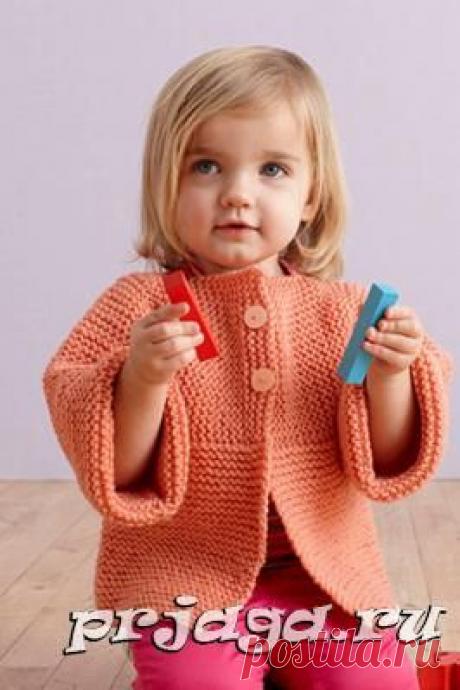 Детский кардиган спицами