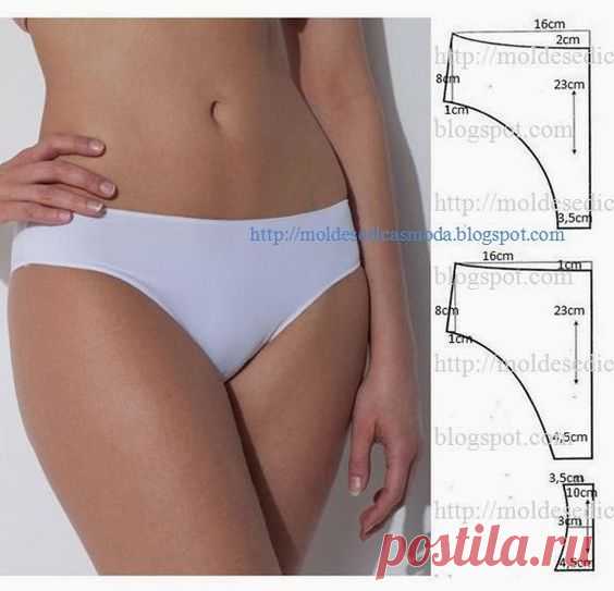 1000+ ideas about Moldes Moda por Medida: CUECA/CALCINHA FEMININA on Pinterest | Moda feminina