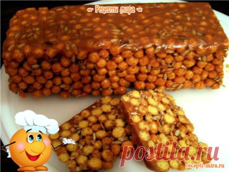Десерт из кукурузных палочек