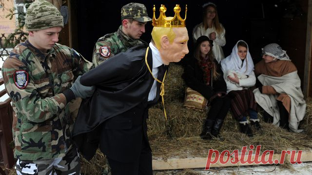 Le Figaro: Сборище дебилов или Отважные украинские солдаты не дали Путину украсть младенца