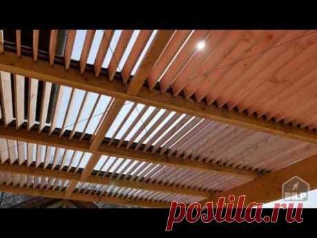 Comment construire une pergola bioclimatique