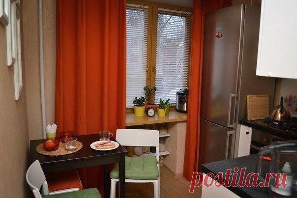 Кухня в хрущевке (5х2)