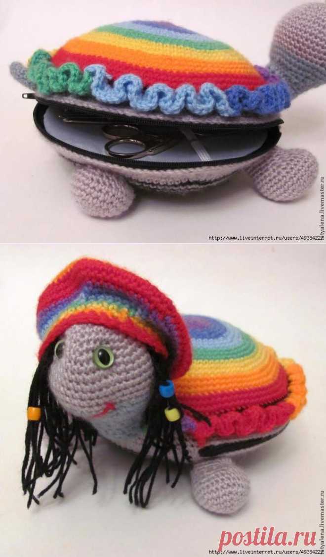 Черепашка с секретом: яркий органайзер своими руками. МК. / Обсуждение на LiveInternet - Российский Сервис Онлайн-Дневников