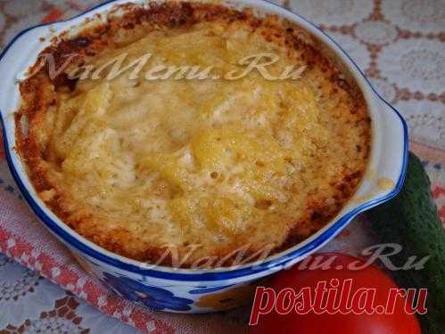 Картофельная запеканка в микроволновке