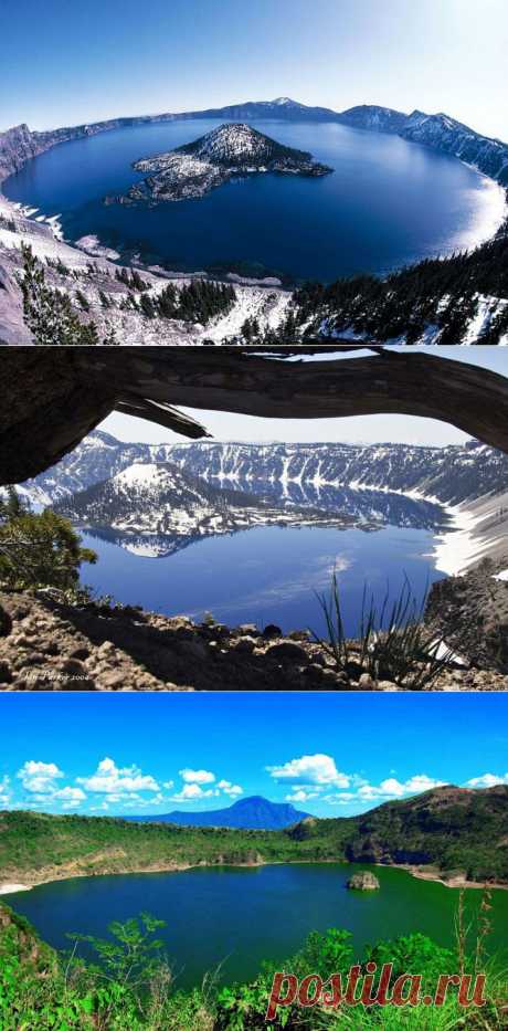 Кратерное озеро &quot;Крейтер&quot; (Crater Lake), штат Орегон, США - Туристический портал - Мир красив!