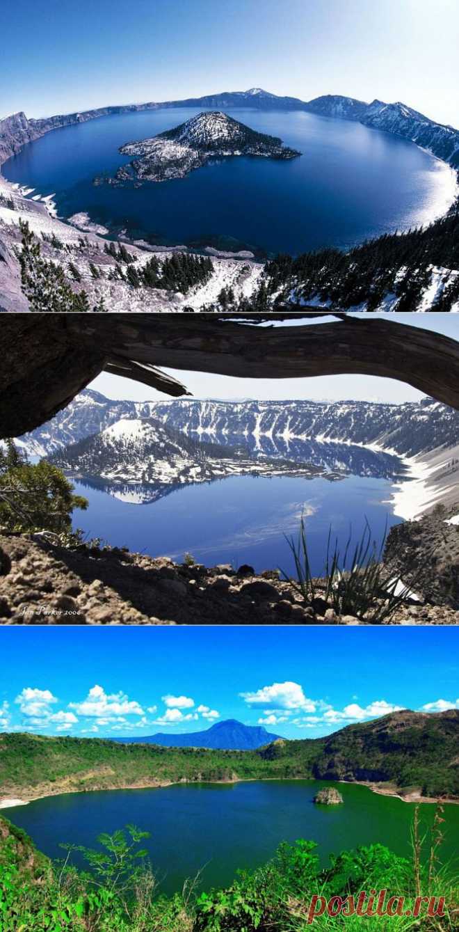 Кратерное озеро "Крейтер" (Crater Lake), штат Орегон, США - Туристический портал - Мир красив!