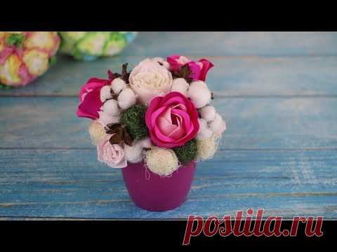 Букет из мыльных роз / Rose bouquet soap