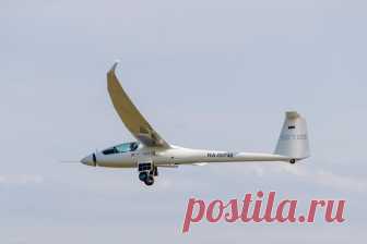 Полет в Сколково летающей лаборатории Stemme S12 проекта 