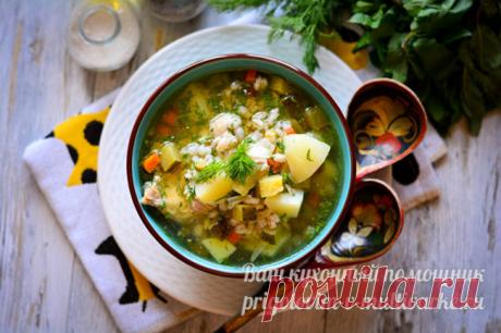 Суп с солеными огурцами, пошаговый рецепт с фото