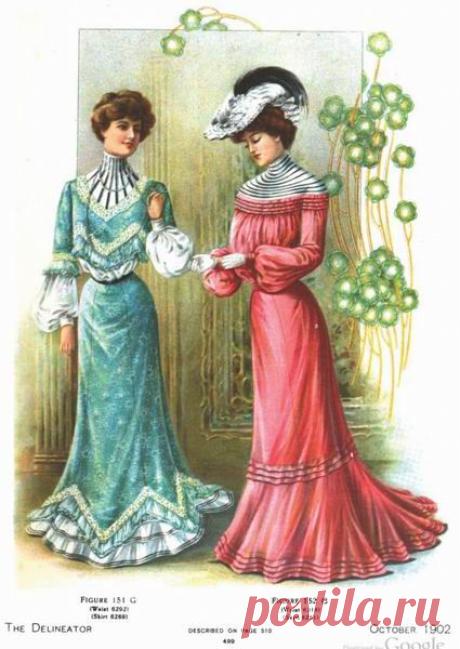 Женская мода 1902 – 1907 годов