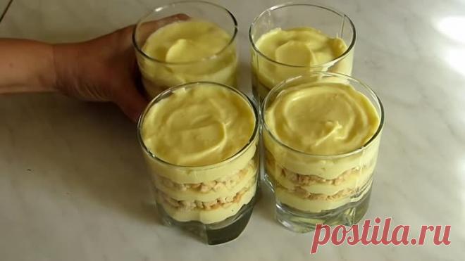 Мини-тортики в стаканчиках от которых все в восторге. Десерт на Новый Год